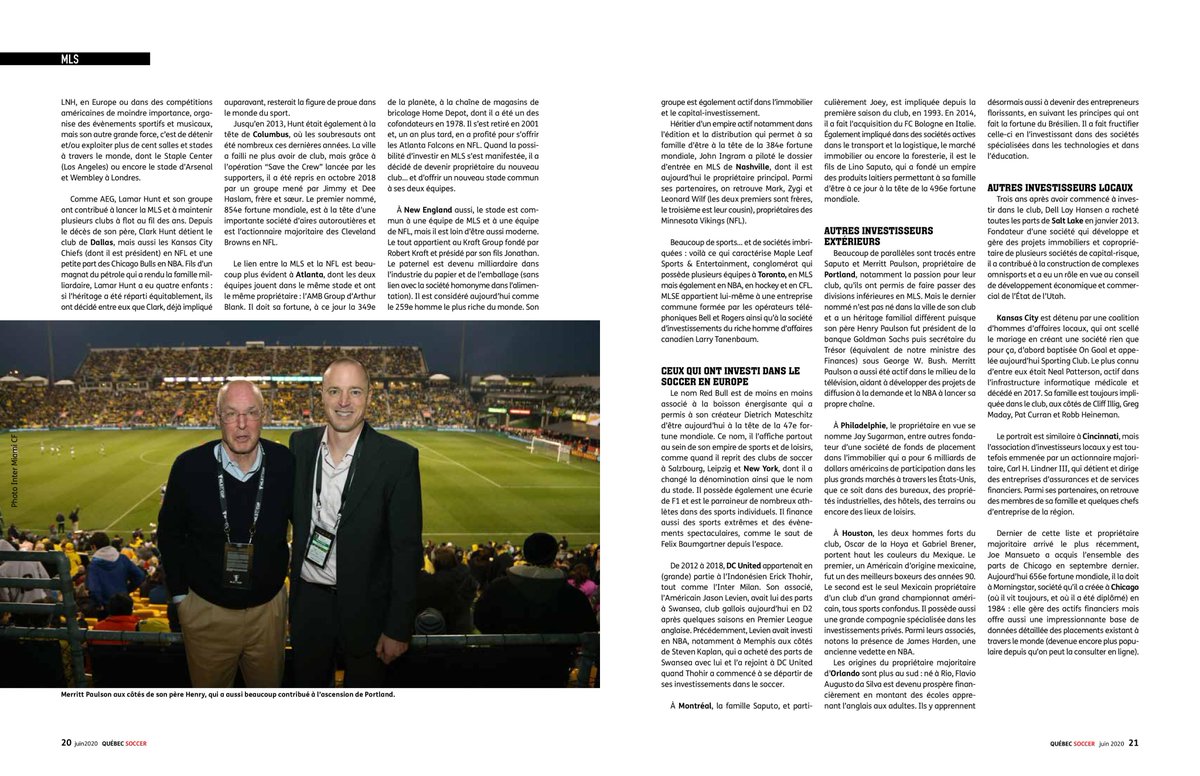 QParisis's tweet photo. Les clubs de #MLS et leurs propriétaires ont-ils les reins assez solides pour encaisser les difficultés économiques liées au #coronavirus ? #QuébecSoccer s'est intéressé à ceux qui tiennent les cordons dans la bourse dans les clubs.

#Soccer #football #imfc #ecofoot https://t.co/dxYjZz0pGI