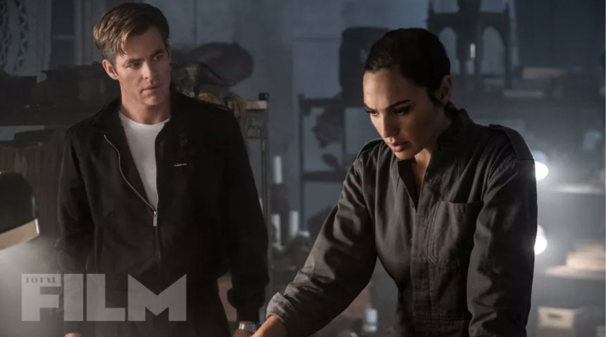 totalfilm's tweet photo. Gal Gadot and Chris Pine head back to the ’80s in this exclusive #WonderWoman1984 image https://t.co/I79kklf0g6 https://t.co/uZAvIqkdpA