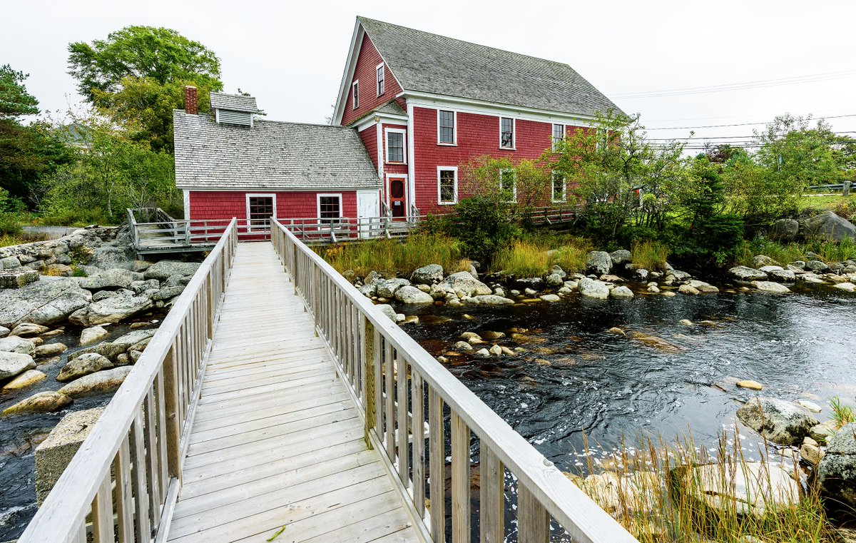 NS_Museum's tweet photo. In the 1800s, the Barrington Woolen Mill was an important local business that used machinery and water power to turn raw fleece into the yarn and cloth needed to make warm, durable clothing. https://t.co/gotR7ac9FZ