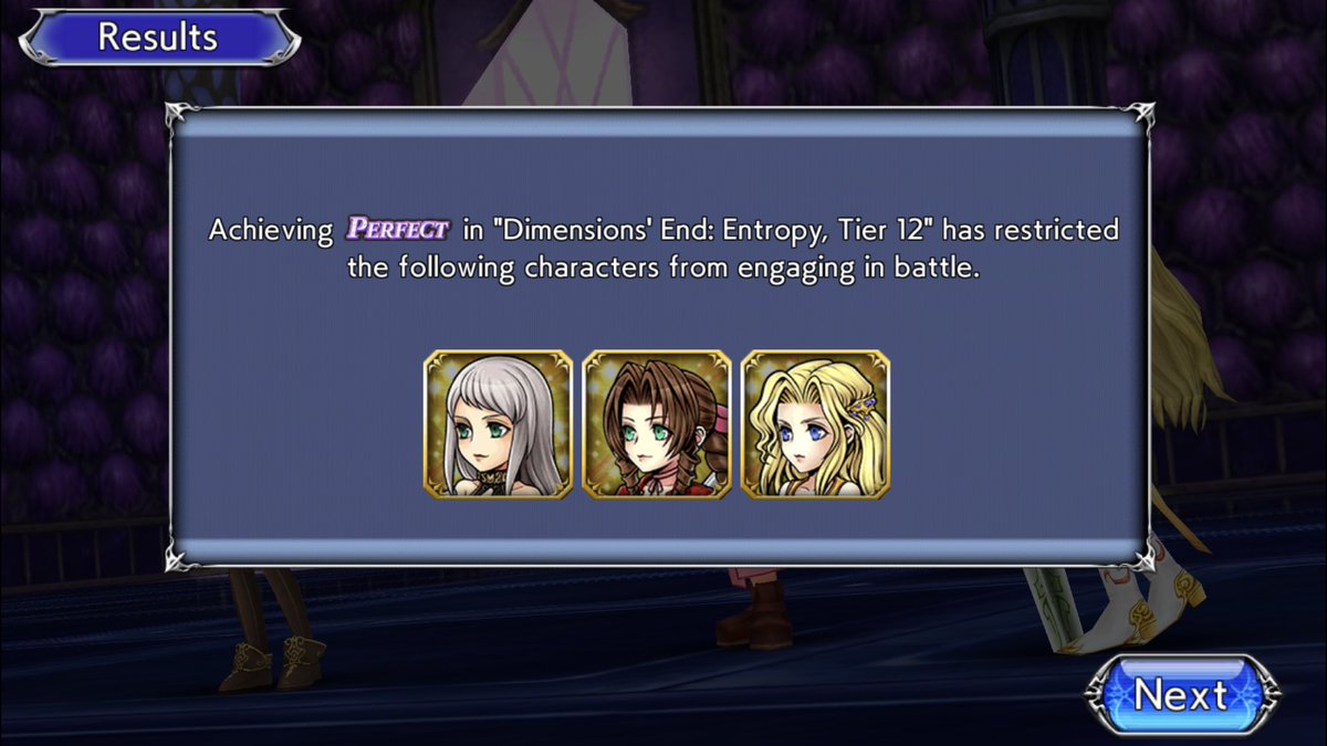 IAmZaCaptain's tweet photo. Tier 12... COMPLETED!
#DissidiaFFOO #DimensionsEnd
This really took some RNG and some ability spam at the end for Arciela to reuse her EX every other turn.
I can finally put this behind me, look forward to Tier 13, and the rewards! :D https://t.co/UltEUOkzkL