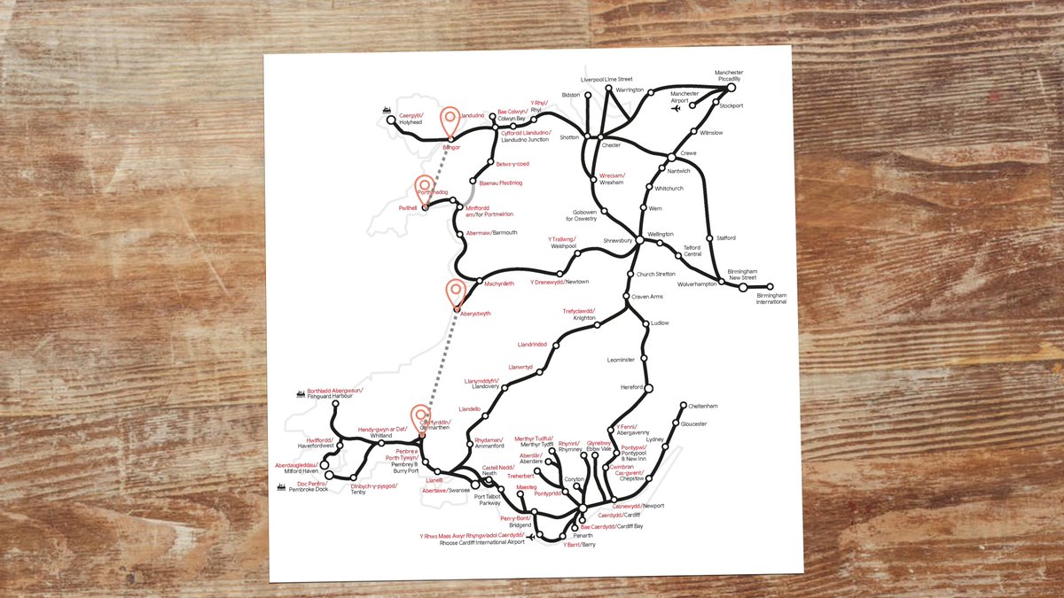 The integrity of our rail network was dealt a further blow by the Beeching Cuts, which axed the few miles of vertical track that once existed between Caerfyrddin and Aberystwyth and Pwllheli and Bangor, further compounding the difficulty of travelling around the country.