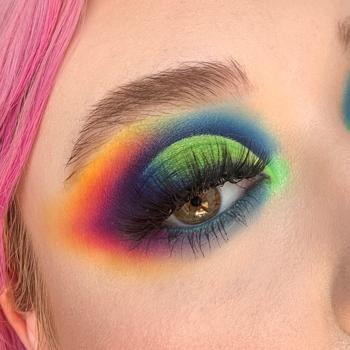 U want some pride makeup inspo? itâ€™s here and itâ€™s queer @/keevasmakeup on ...
