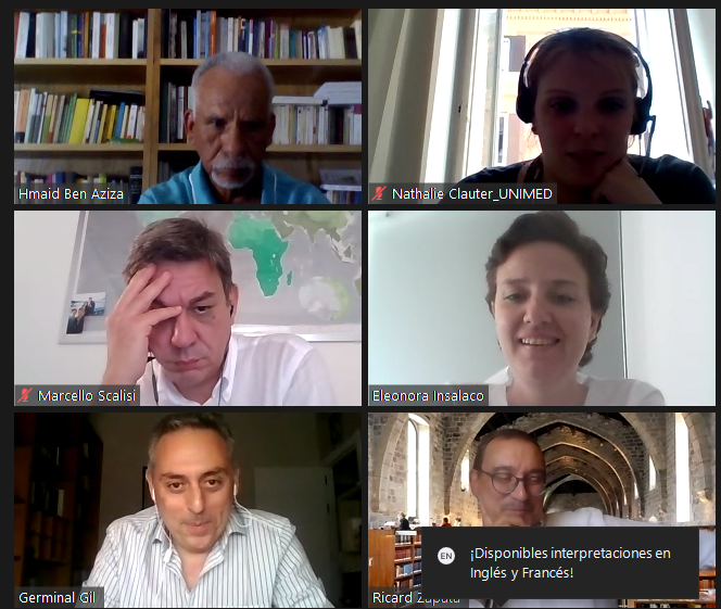 FunTresCulturas's tweet photo. Estamos comenzando nuestra participación a través de nuestro compañero @germinalgil en la Universidad Mediterránea de Verano @unimed_network debatiendo con @AnnaLindh 
🌍'Intercultural dialogue, mutual understanding, promotion of coexistence in the Mediterranean' 
#UNIMEDWeek2020 https://t.co/lurdbuxQGX