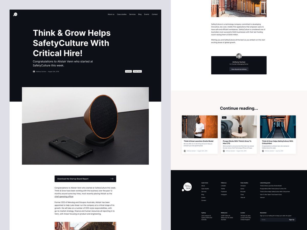 madebyoverlay's tweet photo. Think &amp; Grow website redesign https://t.co/2cihDFH1QI

#ui #ux #design #appdesign #webdesign #studio #creative #dribbble #minimal #simple https://t.co/1CMHI4xemR