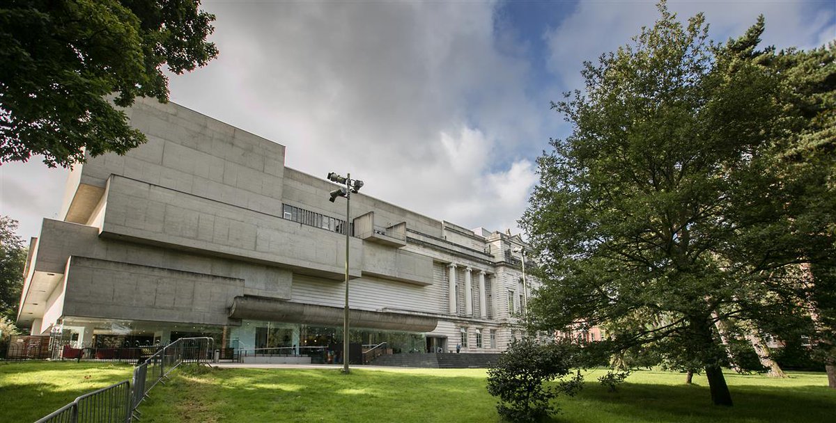 5. Francis Pym's thrilling brutalist extension (1964-72) to the classical Ulster Museum (1924-9). Mark Girouard described it as 'like one of those incomplete Michelangelo statues in which a highly finished torso emerges out of a block of rough hewn marble.’ I have a model of it.