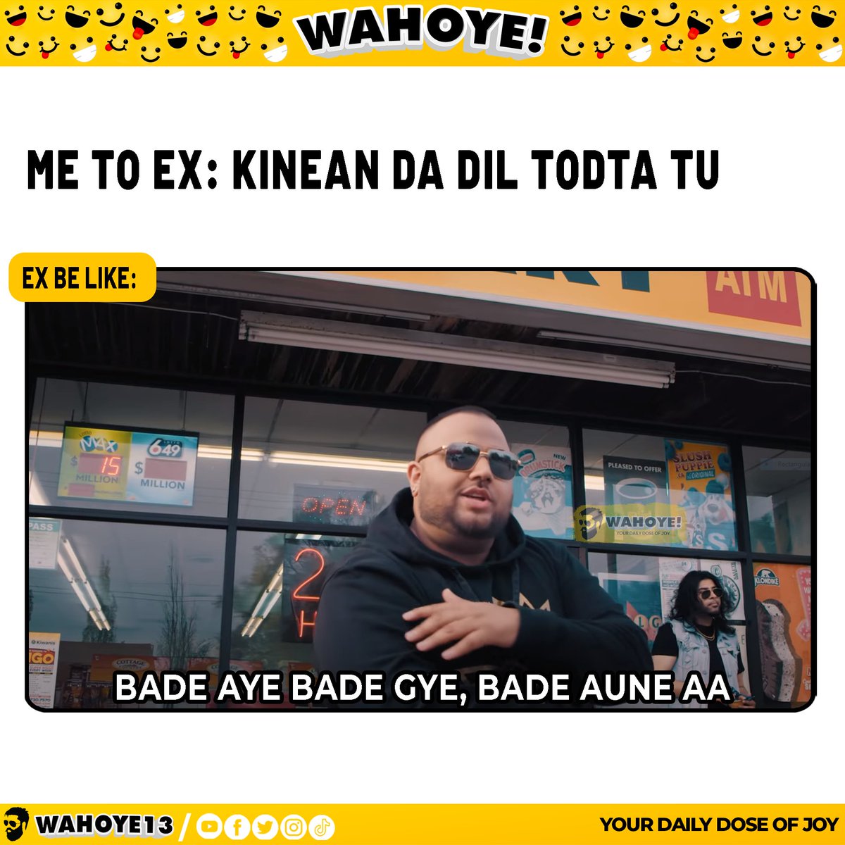 wahoye13's tweet photo. @deepjandu dhokha tah milda rehnda ki kariye.

#deepjandu #rmg #comeandgo #jhind #parmamusic @ministermusic @parmamusic @mannamusicofficial #mannamusic #royalmusicgang #punjabisong #latestpunjabisongs #latestsong #punjabimemes #funny https://t.co/jp0L112PyX