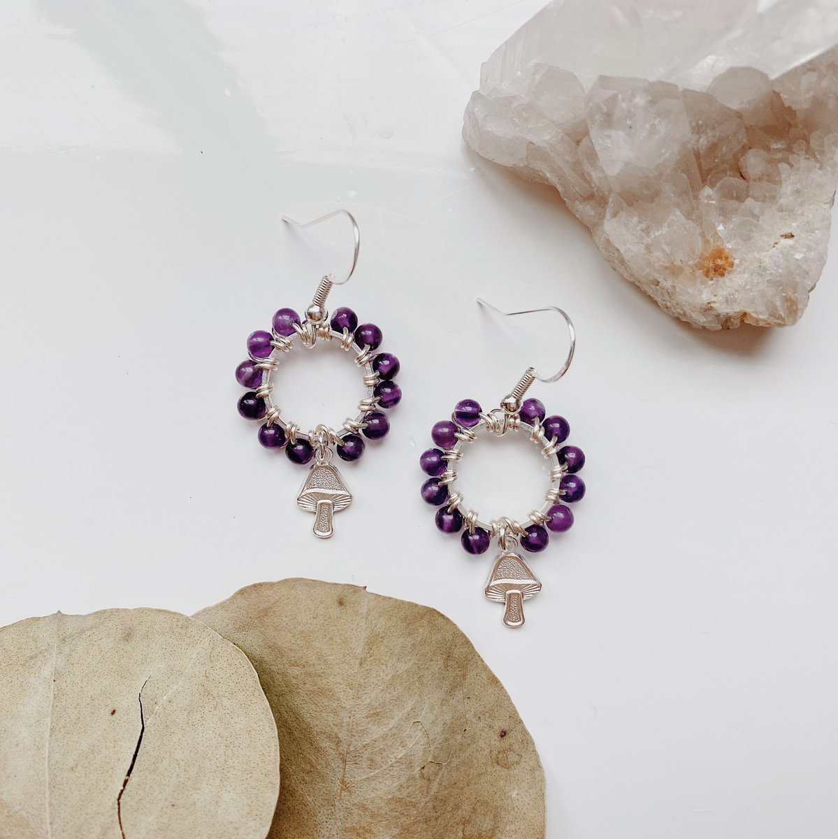  the so mush love bundle Amethyst freeform + earrings // $50