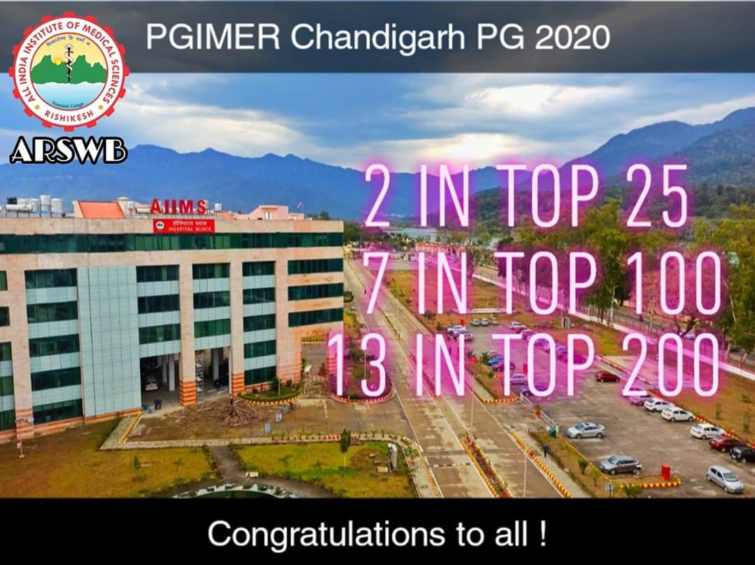 AiimsBody's tweet photo. Heartiest congrats to all top rankers #PGI2020 #PGresult
AIR. NAME
11. Dr. Sukhdeep Singh
25. Dr. Shubham Saini
37. Dr. Kapil jain
45. Dr. Jagprit Singh
55. Dr. Arnav Kalra
77. Dr. Govind Garg
79. Dr. Naman
#Congratulations #Toppers #motivation
#ARSWB #doctorslife https://t.co/h9vwgou4lW