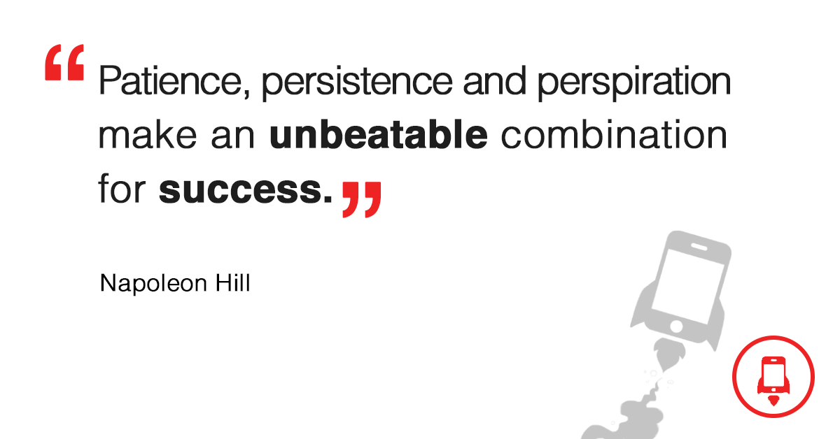 startappz's tweet image. “Patience, persistence and perspiration make an unbeatable combination for success.” - Napoleon Hill

#napoleanhill #success #successful