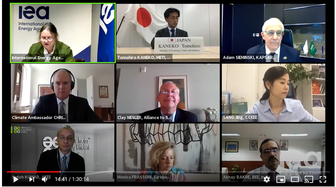 AEEE_India's tweet photo. Missed @beeindiadigital @DG_BureauEE and @AEEE_India
@satishEE speak at the
@IEA 5th Annual Global Conference on #EnergyEfficiency today? We have you covered. Watch 📺the video📹 on @YouTube here: https://t.co/mhVxGDHhiT #efficiency2020 https://t.co/CuEQApqQYO