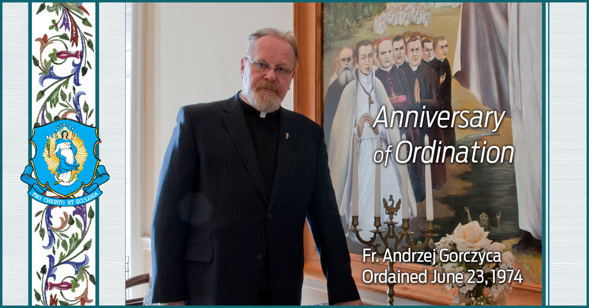 MarianHelper's tweet photo. Father Gorczyca celebrates his anniversary of ordination today. https://t.co/oSHiScTtBA