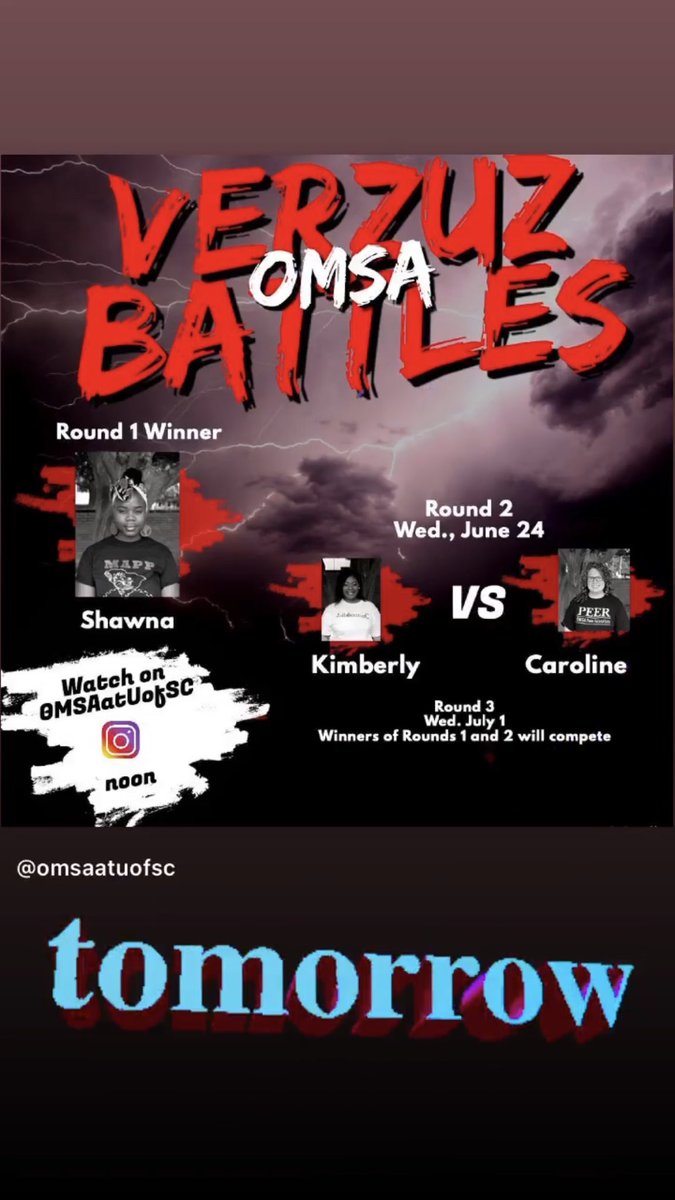 Round two!!! Be sure to watch our live tomorrow on IG!