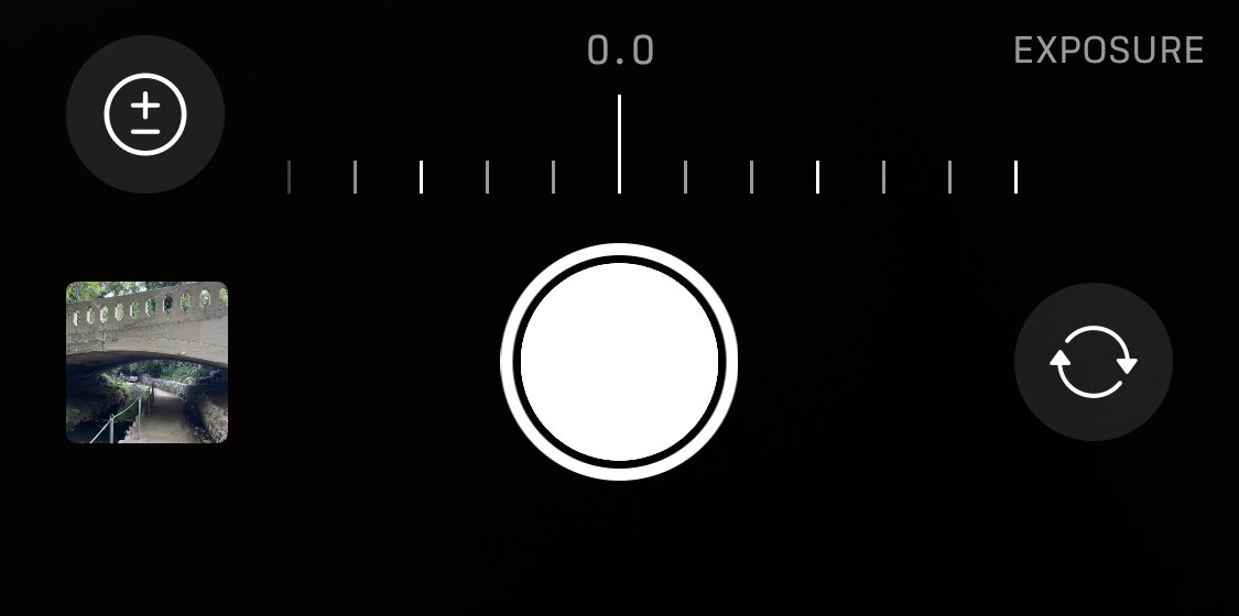 Exposure control in the iOS 14 Camera app!!! 
