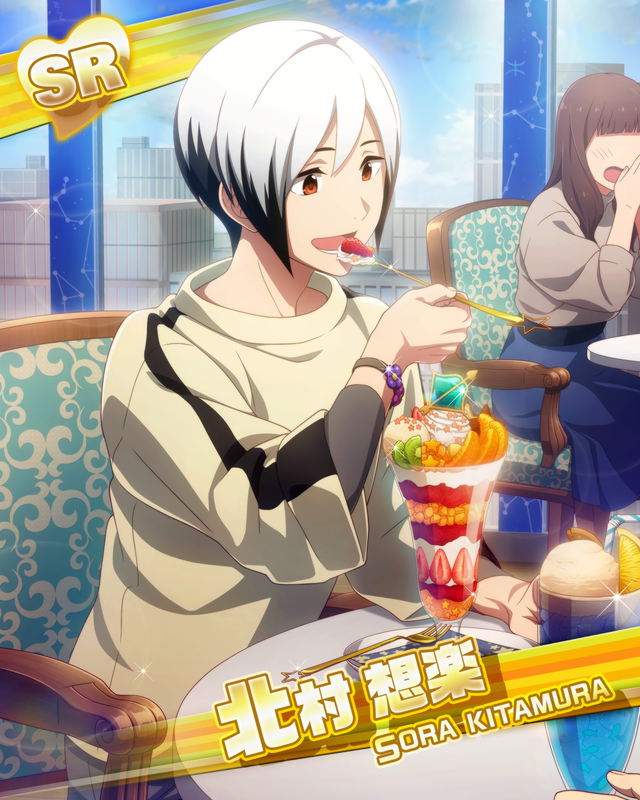 sora kitamura: two-toned whipped cream cake