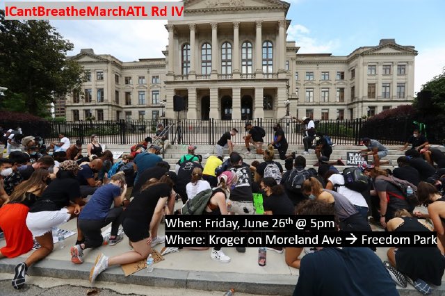 kevotano's tweet photo. Hey #ATL, join me for Round 4 this Friday at 5pm!!! Bring a friend as we march through #L5P!! #ICantBreatheMarchATL #BlackLivesMatter #SayTheirNames #ATLProtests @WhereProtest https://t.co/lPm4qmp9Yz