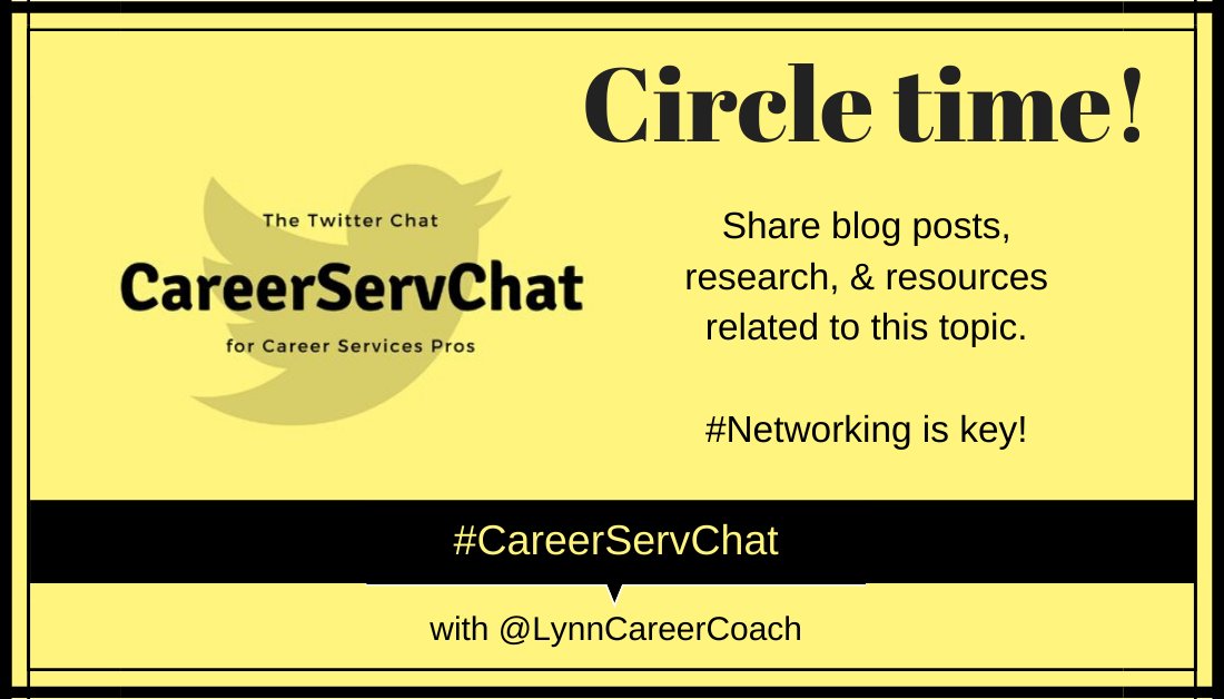CareerServChat: June 24 at 12:30 pm ET tweet media