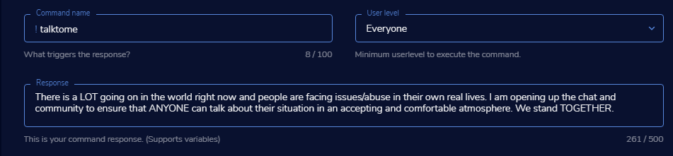 StallionStreams's tweet photo. I for one WILL be streaming tomorrow but there will be anything but silence in my channel.

Our community has ALWAYS been available for people to share their experiences in a judgement free format.

!TalkToMe - I'm here if you need me.

I stand with people like @SorreyTV on this. https://t.co/2sQ5Ixpacw