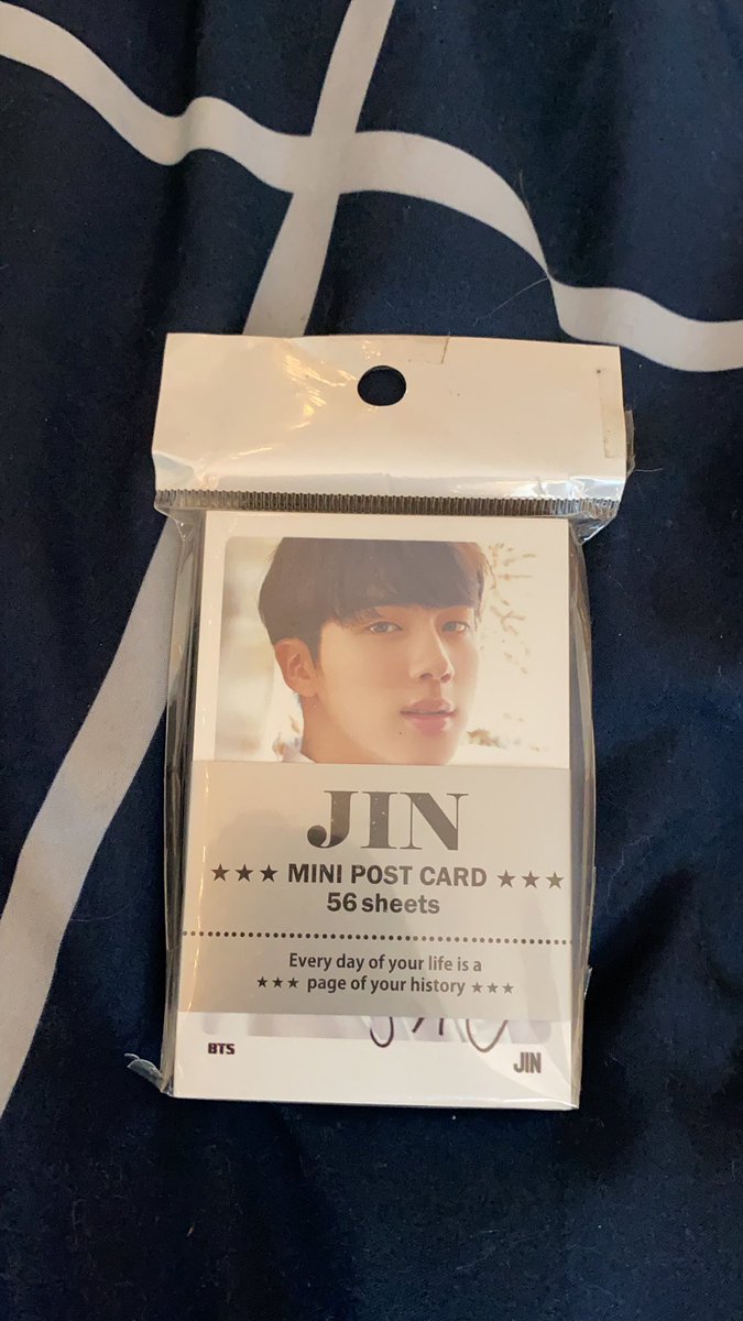 10.) i forgot to mention these! 56 jin solo photocards, unopened. i don’t think they’re official.... but idk lol