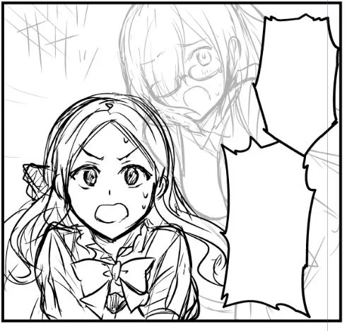 このロリンチちゃんの下書き可愛く描けたから見て 