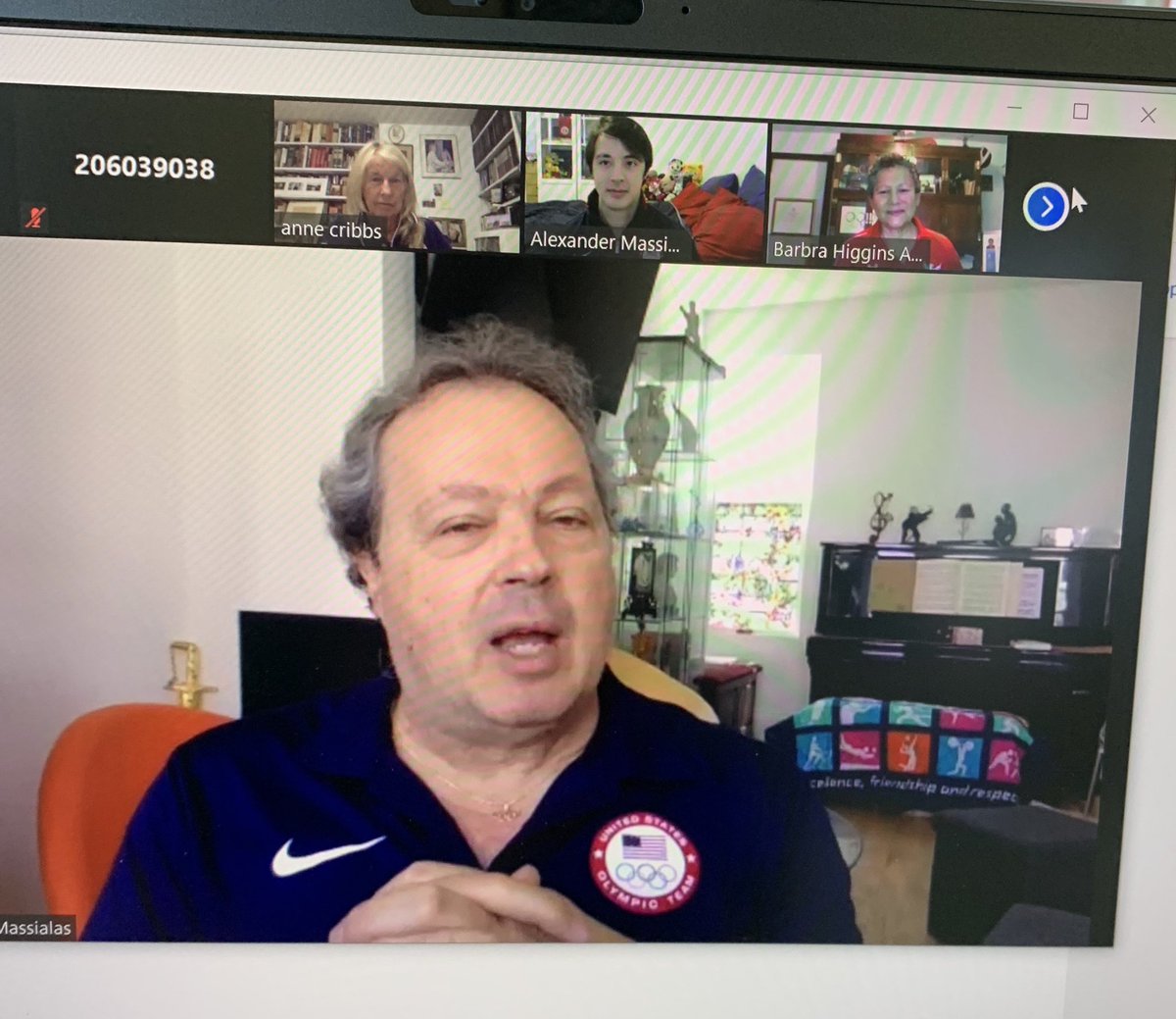lancelewnbc's tweet photo. International Olympic Day conversation with @nbcbayarea @rajmathai featuring Bay Area Olympians Alexander Massialas, Greg Massialas & Barbra Higgins #BASOC #Tokyo2020 https://t.co/9BWZduPCxT