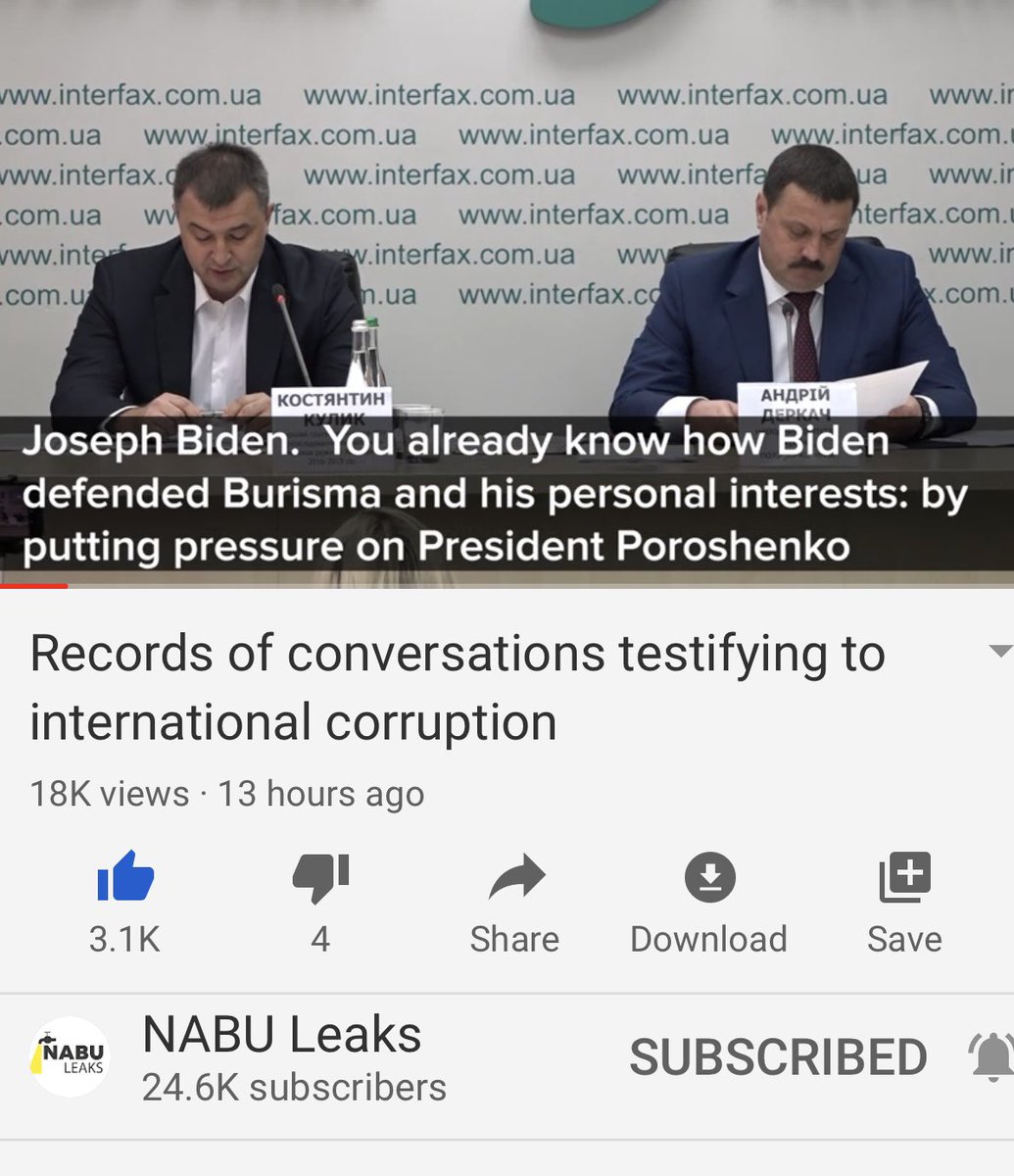 Now it’s starting to get a little juicier as they outline the fixer from Burisma, Kicha, Shokin, the dude who was fired for investigating, and info on Biden pressuring Pres Poroshenko  #JoeBidenIsFkd