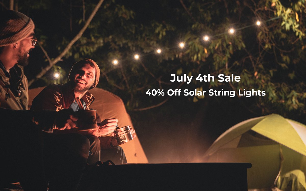 MPOWERDInc's tweet image. Shop our July 4th String Lights Sale now! Get 40% off our Luci Solar String Lights using code: STRING40
#LuciLights #LightUpLife 🙌☀️

Click the link below to start shopping!
mpowerd.com/products/luci-…
