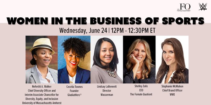 NefWalker's tweet photo. Excited to join this fantastic group of women, as we disuss ways to spark uncomfortable conversations on race in sport. Please join us and the @FemaleQuotient for a discussion on how we can tackle systemic inequalities to inspire action: https://t.co/yfC6m4m6Rd https://t.co/y5jAdMRIjN