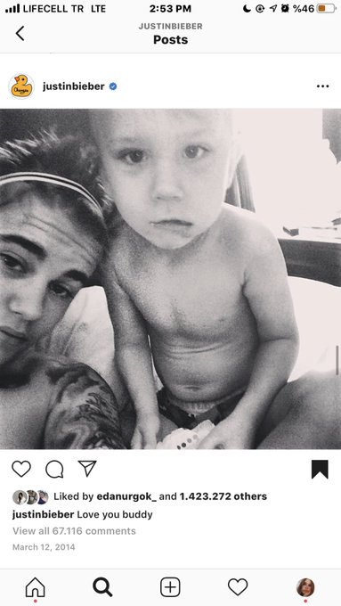 Dopo aver lasciato il Texas, Justin ha raggiunto la sua famiglia in Canada, ecco alcune foto che ha postato con suo fratello Jaxon e suo padre Jeremy il 12 marzo 2014, il giorno dopo che se ne è andato.