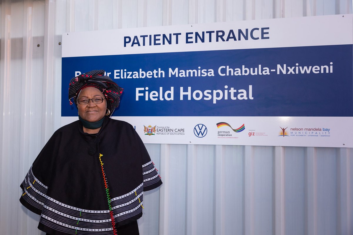 VWGAnews's tweet photo. With more than 16 000 #Covid19 infections in the Eastern Cape, @VolkswagenSA Chairman &amp; MD Thomas Schaefer said, "We are honoured to be able to provide this facility so that our communities can receive the care they need during this difficult period in our lifetime."
#VWForGood https://t.co/NWOR6641MO