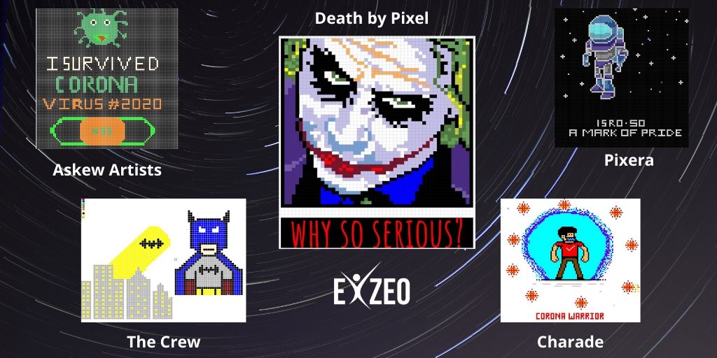 ExzeoIndia's tweet photo. Last week we went retro and hosted a Pixel Art Competition! Have a look at some of the most amazing 2-D renditions that Exzeons created for the competition!
#ExzeoPixelArtCompetition #WorkFromHome #Lockdown #TeamWork #Exzeo https://t.co/sOFdDI2Ssi