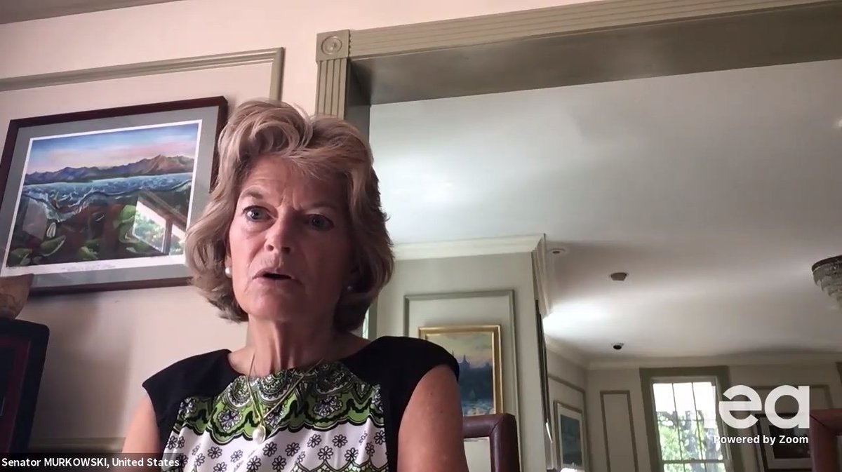 LukeMenzel's tweet photo. Senator @lisamurkowski – 600,000 jobs lost in the US energy sector alone. Significant focus on clean energy in the next stimulus package.
"This is an effort to advance what we can on the energy front and efficiency – the first fuel – will be a part of that."
#efficiency2020 https://t.co/SfbFlOULNd