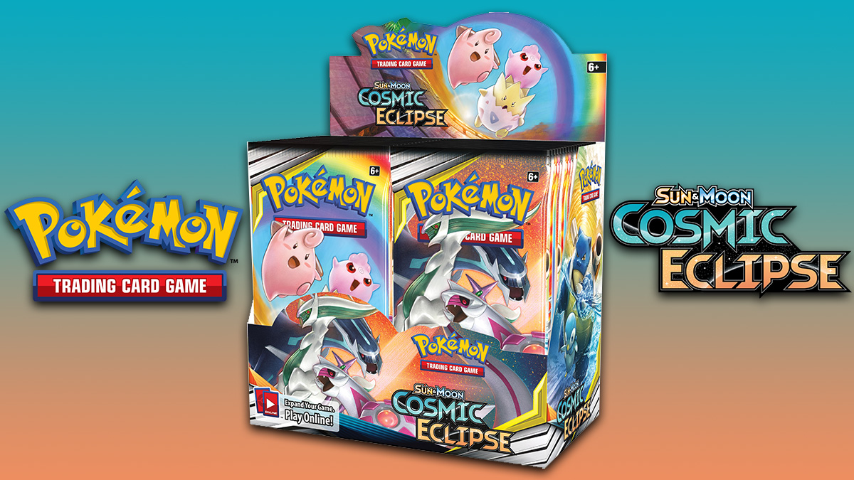 MegaZone_'s tweet photo. The #PokemonTCG #CosmicEclipse Booster Display Box is back in stock as well! 😀📣 https://t.co/ghRcISI4QM https://t.co/c2iKkQJhz6