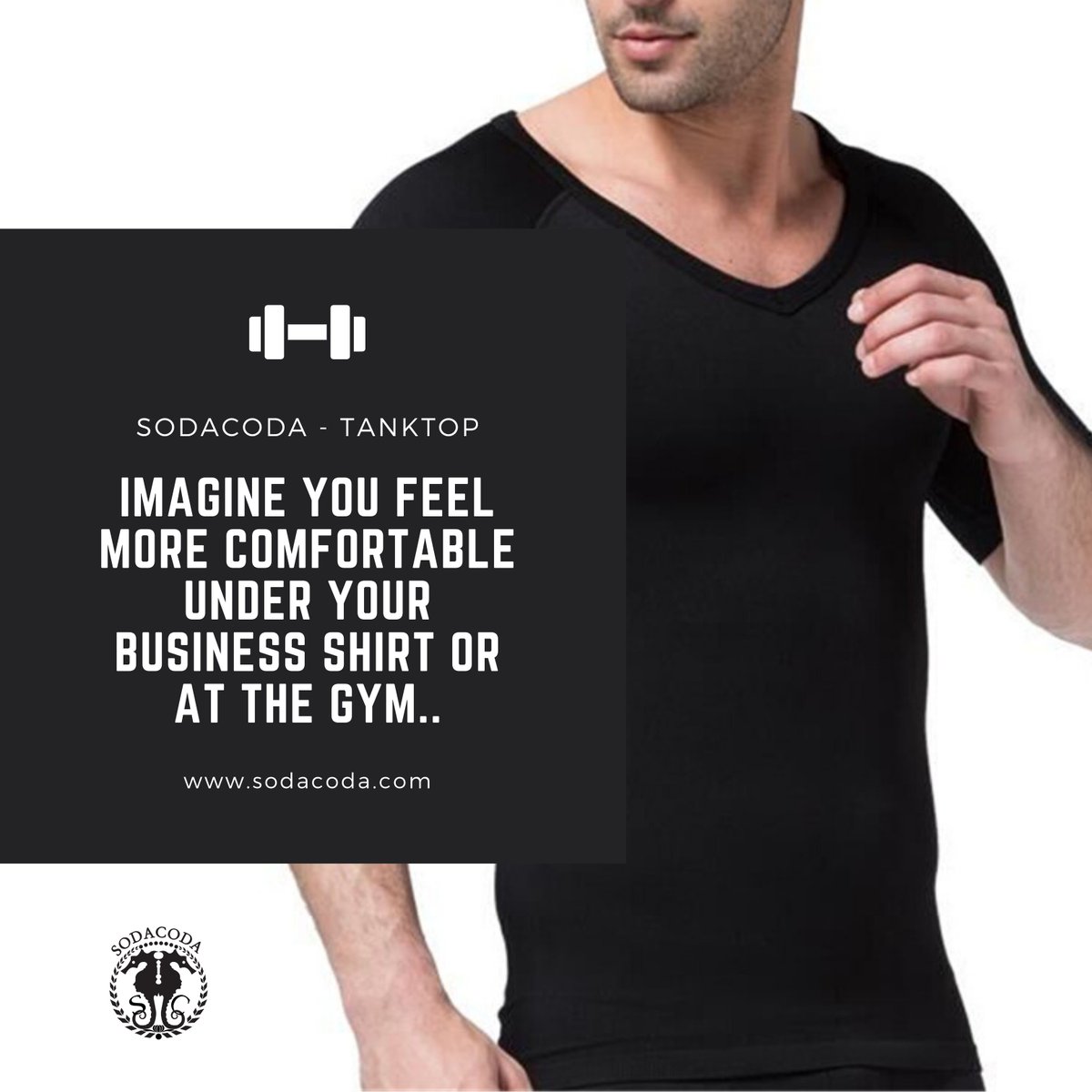 SODACODA's tweet photo. Reduce your "Love Handles" 💪🏽
The SODACODA body-shaping V-neck shirt for men gives you a sportier appearance and flatter abdomen thanks to its compression effect.🇬🇧Here is the link: https://t.co/MN15ZqxLs4 #moobs #gym #fitness #gymboy #gymmodel #bodypositive #Sodacoda https://t.co/8Wtcq1ySkS