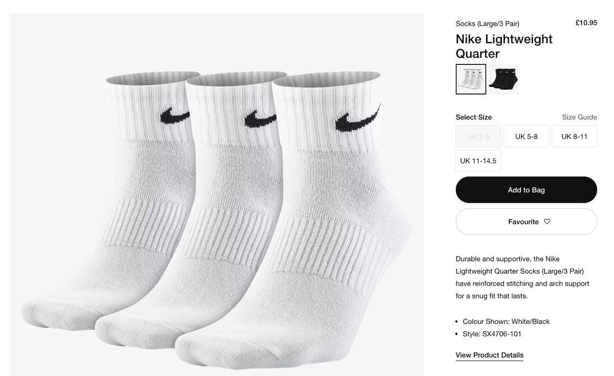 nike women's quarter socks