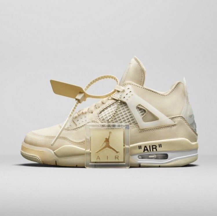 Shtreetwear's tweet image. Off-White Air Jordan IV “Sail” Dropping July 25th!