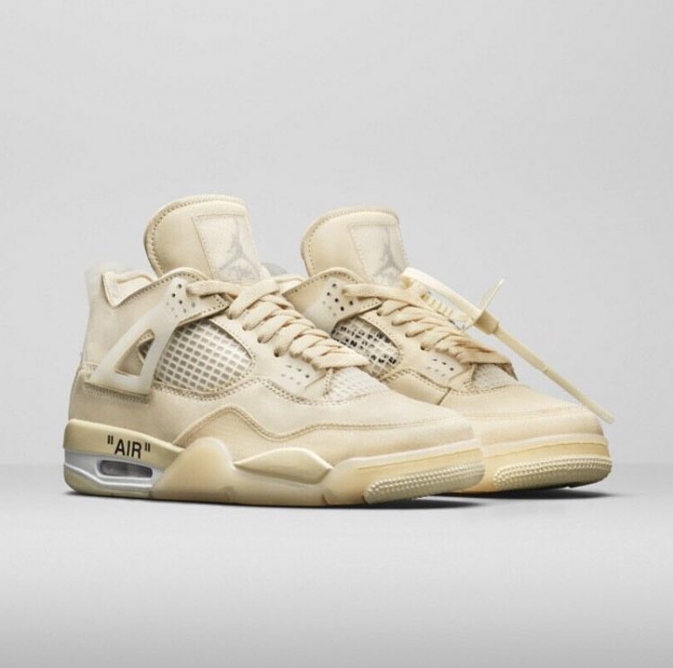 Shtreetwear's tweet image. Off-White Air Jordan IV “Sail” Dropping July 25th!