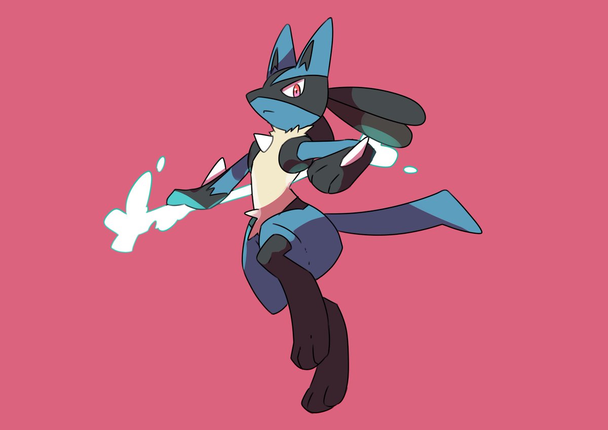 lucario solo pokemon (creature) furry closed mouth simple background spikes full body  illustration images