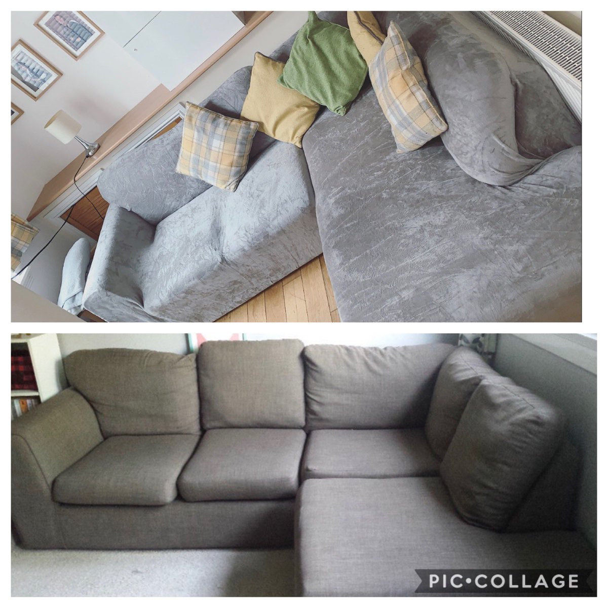 Wee_Mick's tweet photo. Couches re-covered ✅
I’m getting pretty good at this upcycling malarkey 😂 #upcycling #homerenovation #addictedtoamazon https://t.co/pLmuyf3Tca