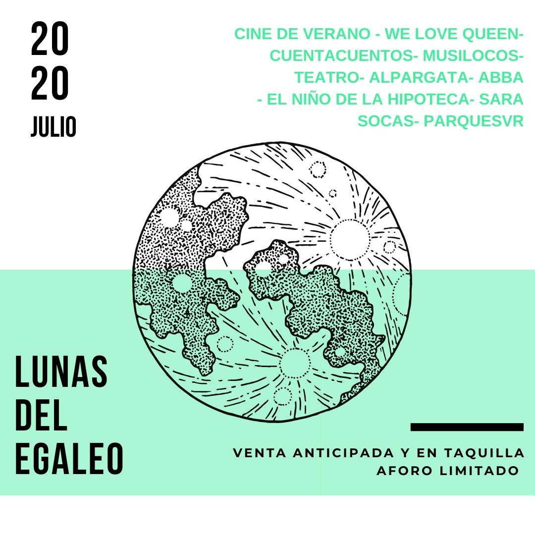 leganemos's tweet photo. Conciertos, cine de verano, teatro y ➕ Vuelve a #Leganés una nueva edición de las #LunasDelEgaleo2020 para poder disfrutar de nuestra ciudad y hacerlo en condiciones de seguridad. Ya está disponible toda la programación del mes de julio. Toma nota y no te pierdas nada #hilo 👇 https://t.co/O5BZuy9bPT