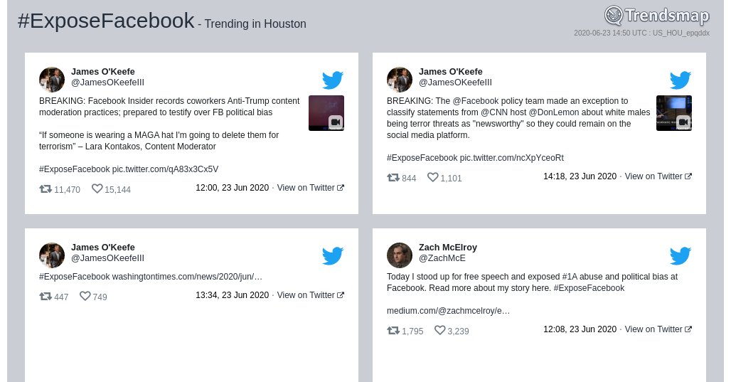 Trendsmap Houston tweet media