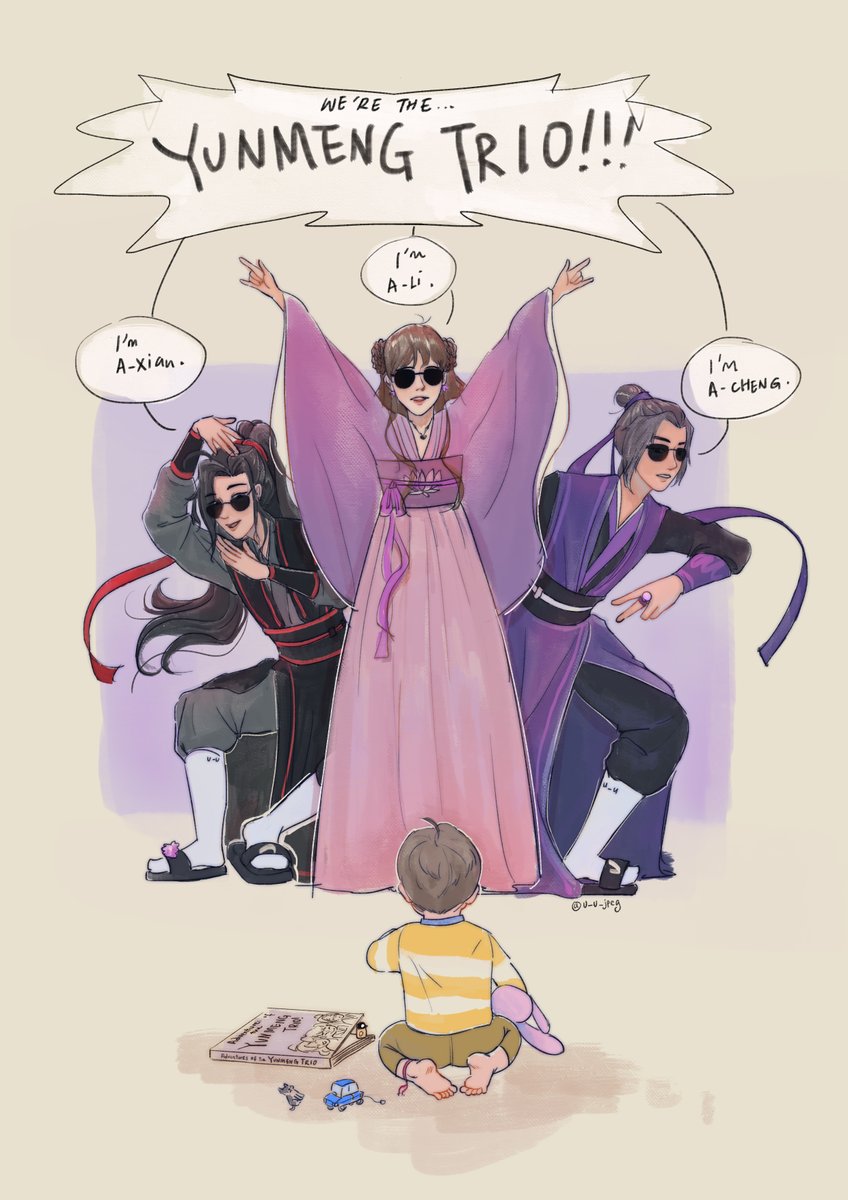 u_u_jpeg's tweet photo. Cosplaying A-Ling's favourite characters

#jinling #jiangyanli #weiwuxian #jiangcheng #MoDaoZuShi #魔道祖师 https://t.co/FVLr96VW95