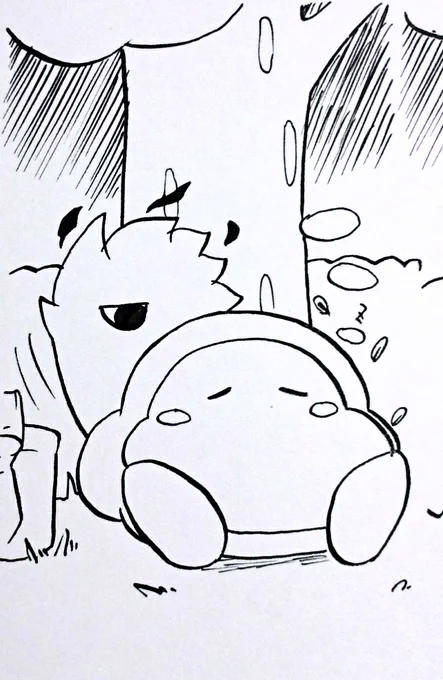 ひょっこりマターさんまで描けたので今日は終了〜 