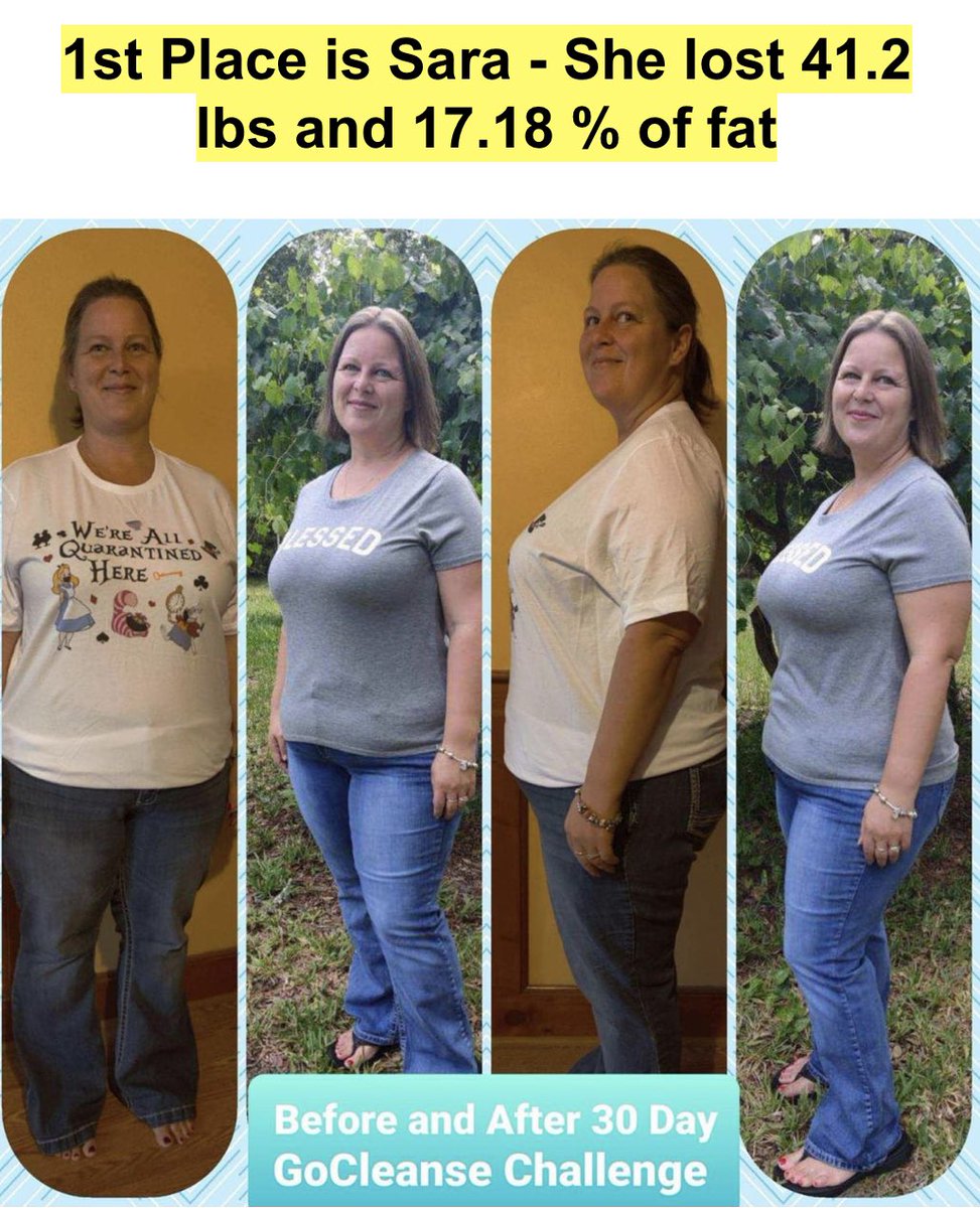 GoCleanse1's tweet photo. And the winner of the GoCleanse challenge us Sara❗️👑🏆 We are so proud of you Alex what an amazing 30 day transformation. Enjoy your new lease on life. 👏👏👏
•
•
•
#nutritionalintermittentfasting #gocleanse #healthyweightloss #wheyprotein #aloevera #detox #weightloss https://t.co/rZKkSP5mmq