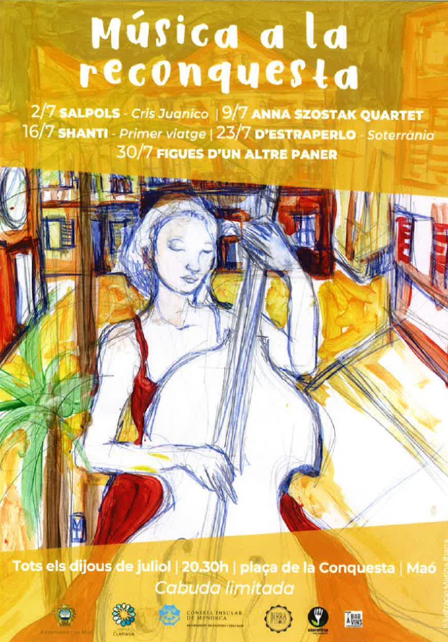 EstraperloD's tweet photo. Presentació del disc Soterrània dia 23 de juliol a les 20:30h a la plaça de la Conquesta de Maó.
Concert programat dins el festival Música a la Reconquesta.
#folk #menorca #musicfolk https://t.co/HJQ06YKdqJ