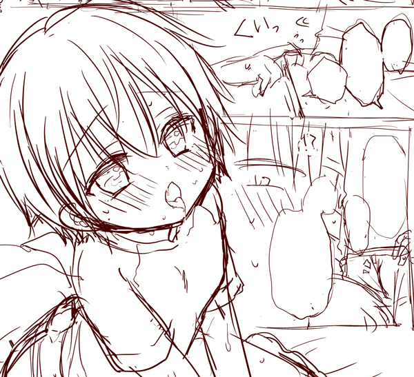 ショタフェス用の女装少年本⑤の原稿もはじめまんた～🤗開催の有無にかかわらず出すぞ～🎀 