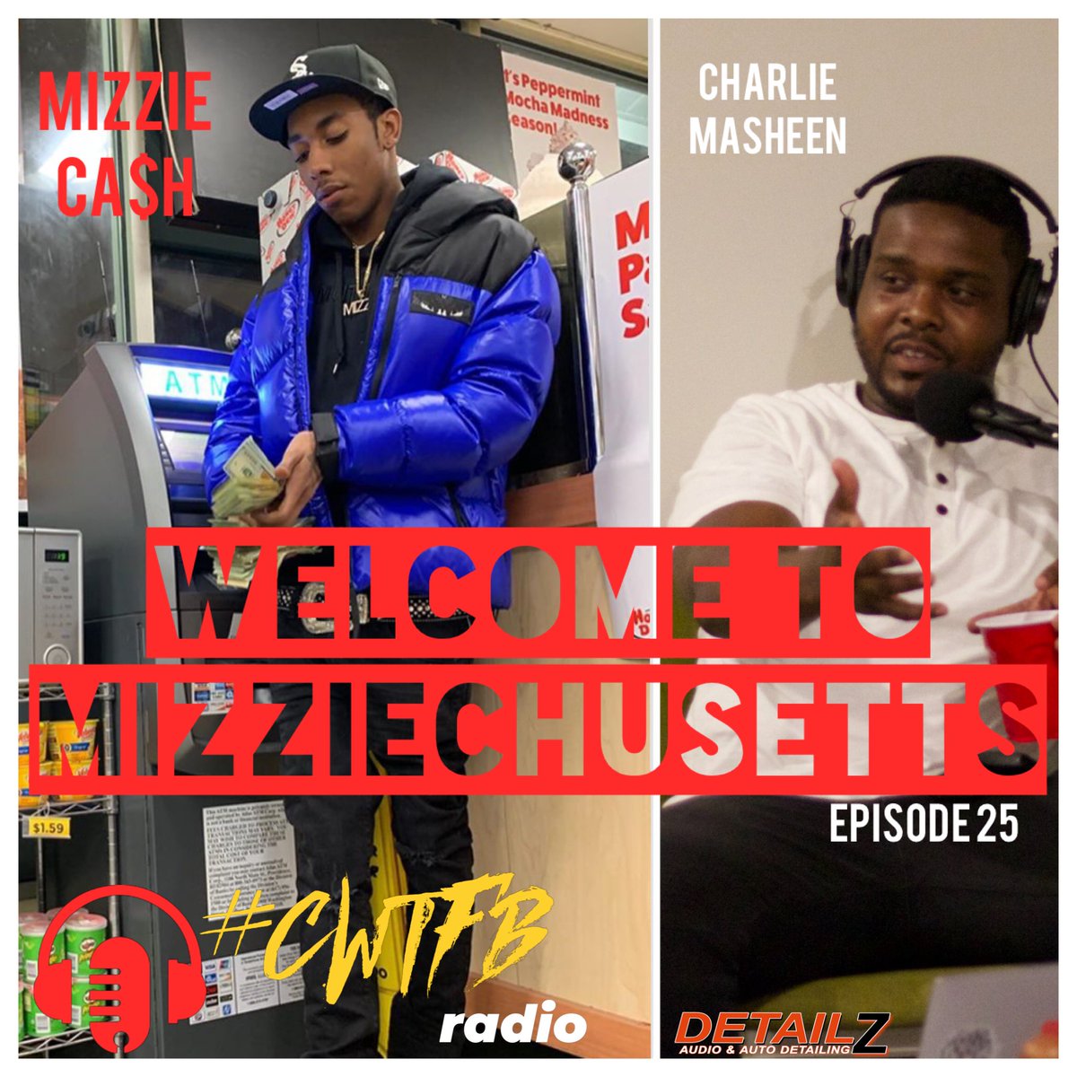 NEW EPISODE‼️
Episode 25 “Welcome To Mizziechusetts” w/ <a href="/MizzieCash617/">Mizzie Porter</a> OUT NOW‼️ 

TUNE IN NOW—On all podcast platforms &amp; Youtube— linktr.ee/CWTFBradio