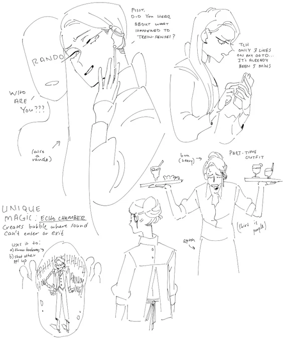 oc notes lol he's a diva type but also a little pathetic 