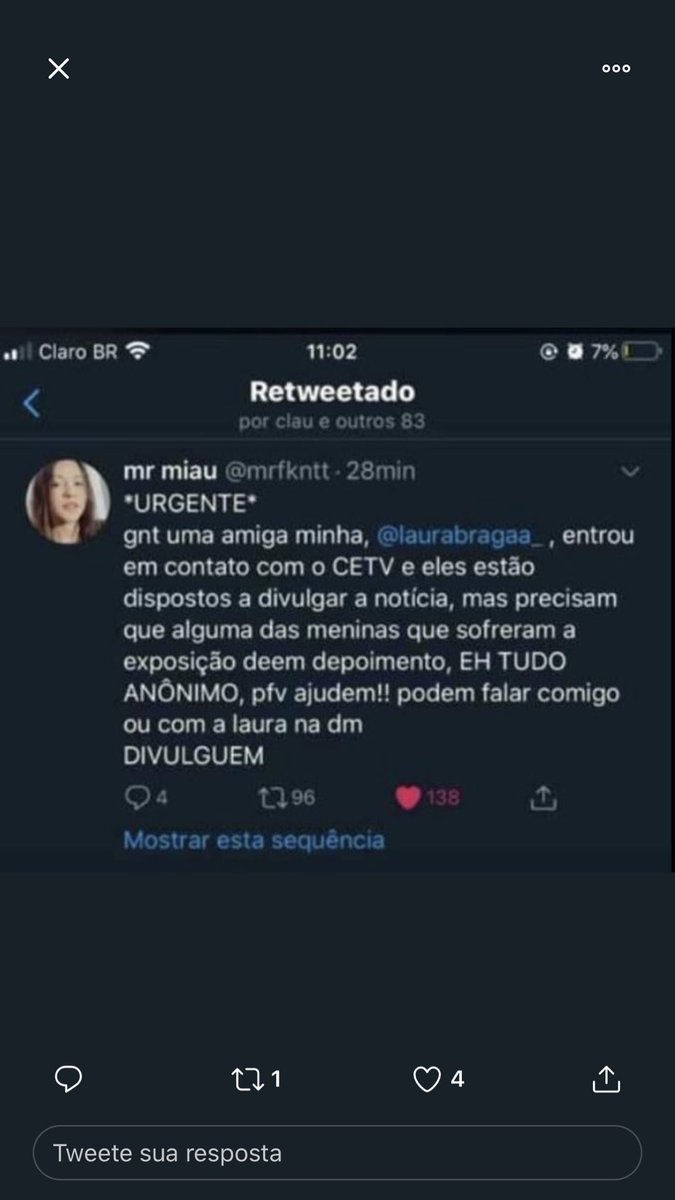 laurabragaa_'s tweet photo. estão tentando derrubar o tweet da @mrfkntt !!!!! não deixem isso acontecer!!!! por favor https://t.co/gSGs0SJFBg