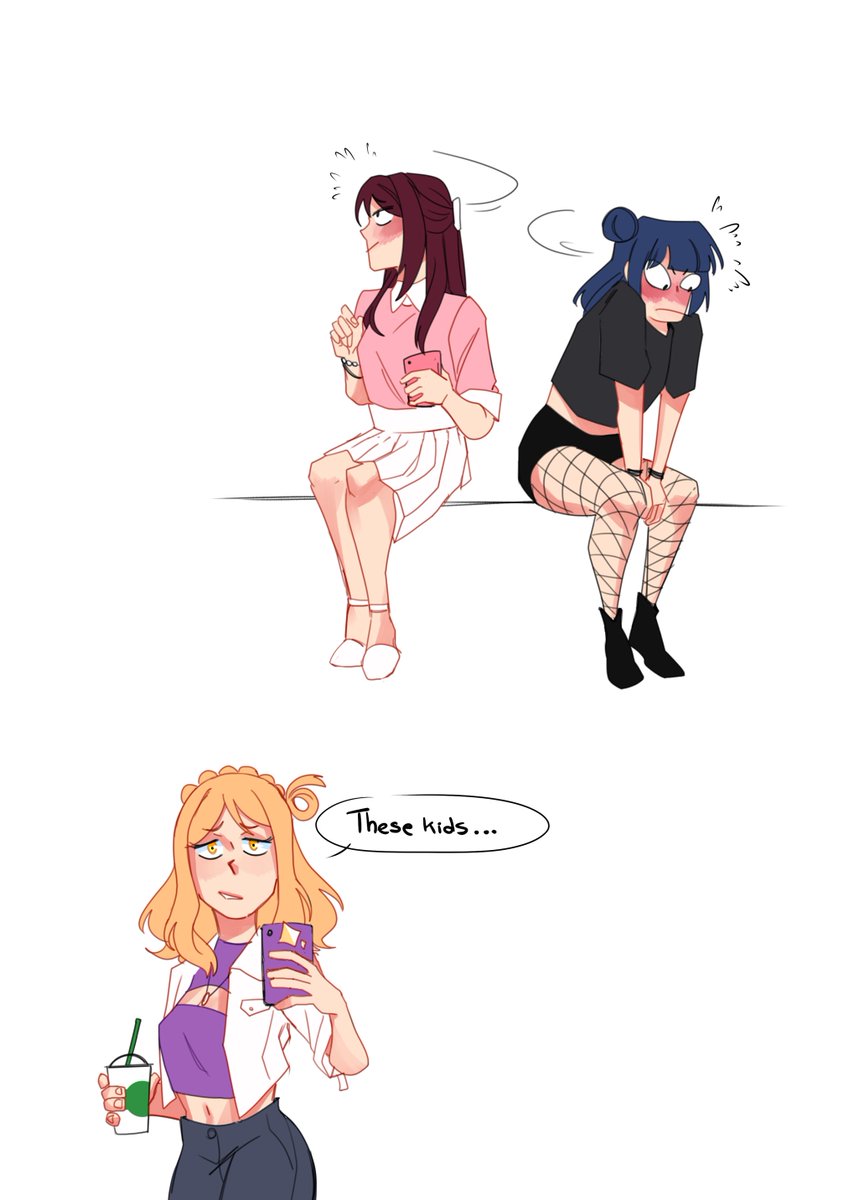 whatever Riko is showing or teaching Yoshiko is up to you, I haven't thought about it lol
#よしりこ #lovelive 