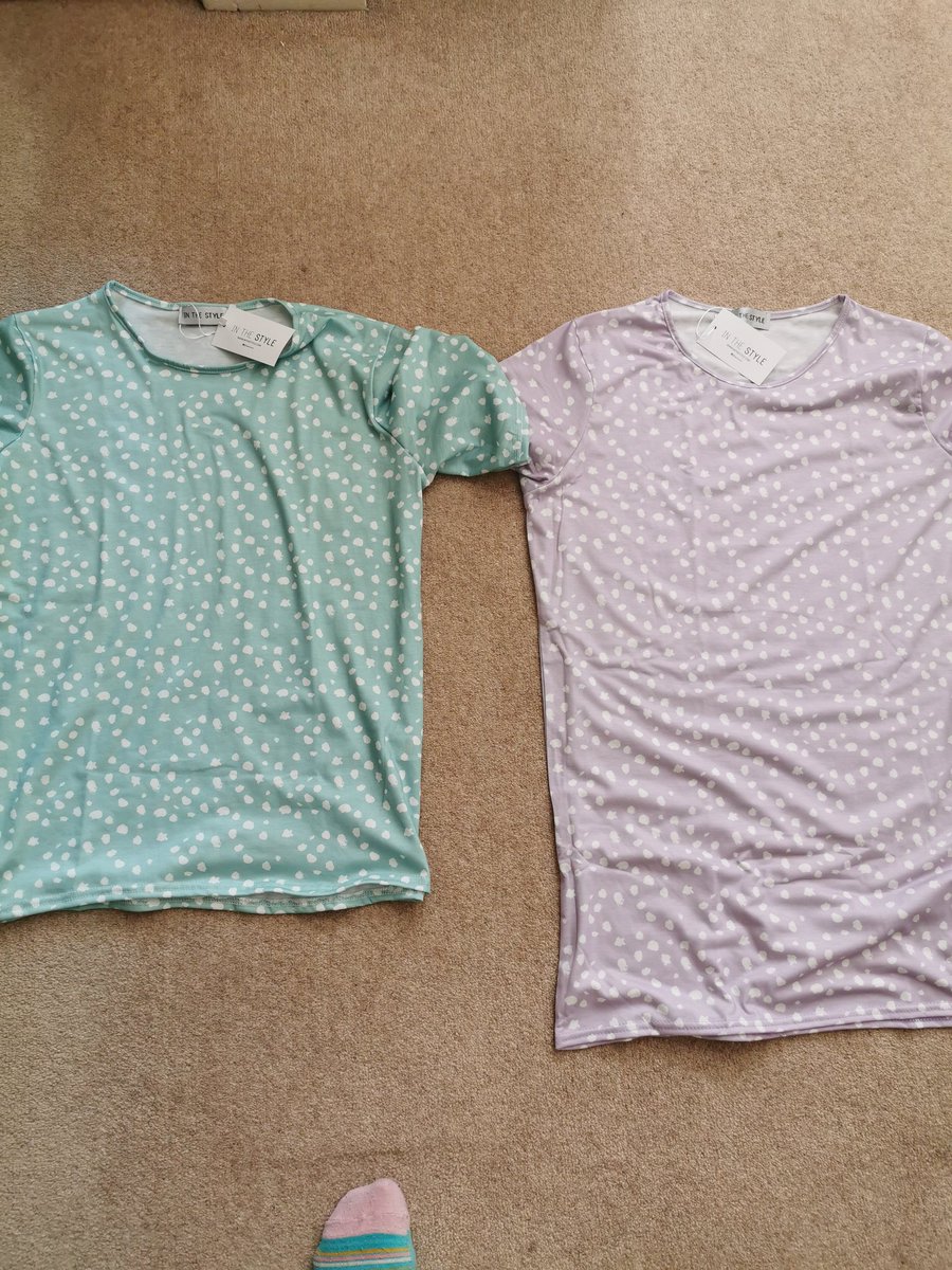 MeganHaupt's tweet photo. @inthestyleUK @ITScustomercare
Ordered two night shirts from the Jac Jossa collection. As you can see the length is completely different. The one on the left is completely unwearable and doesn't cover anything. So now have the hassle and cost of returning the item.
Poor quality. https://t.co/tCTZrM8cLc